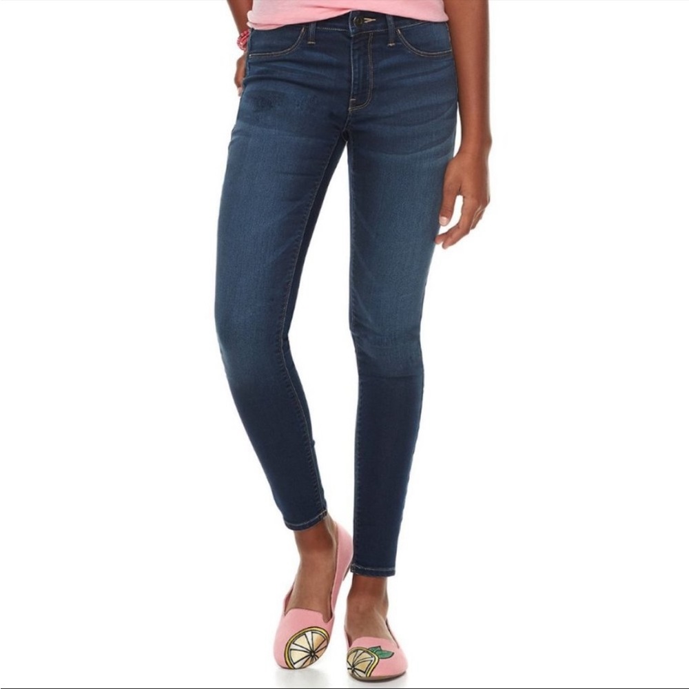 SO blue dark wash denim jeggings jeans Size 9
